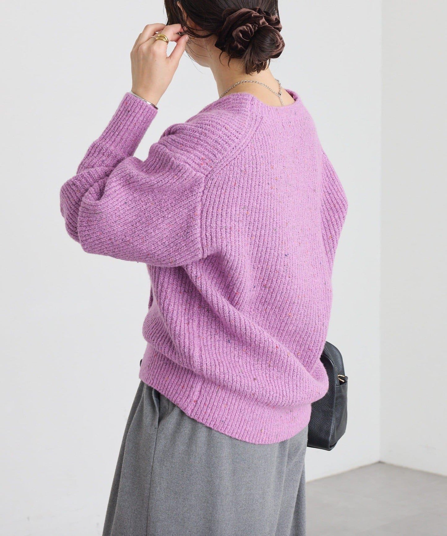 【可搭配套裝】圈圈紗線開衫/預計12月上旬發貨