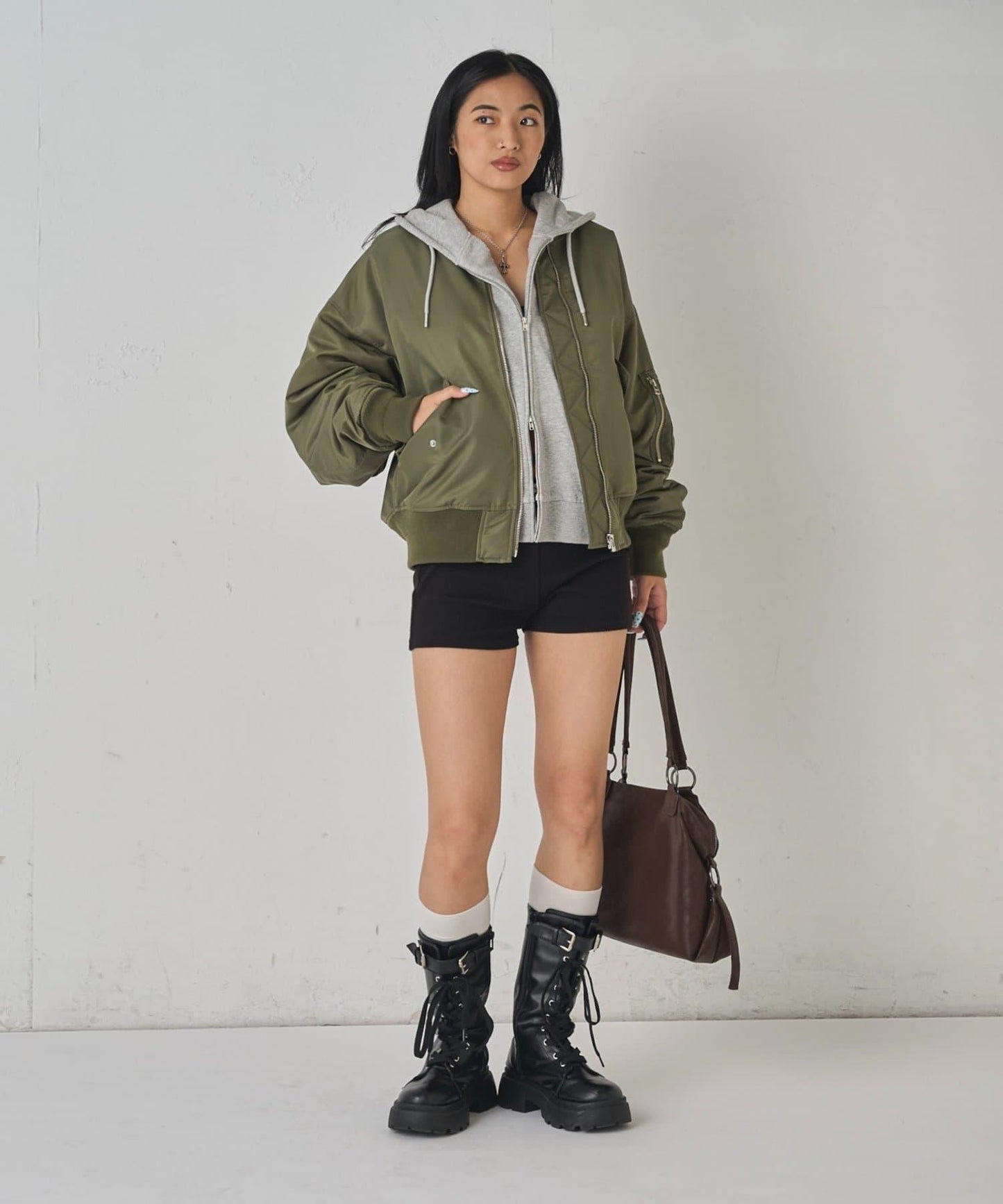 Sourcream飛行員夾克MA1