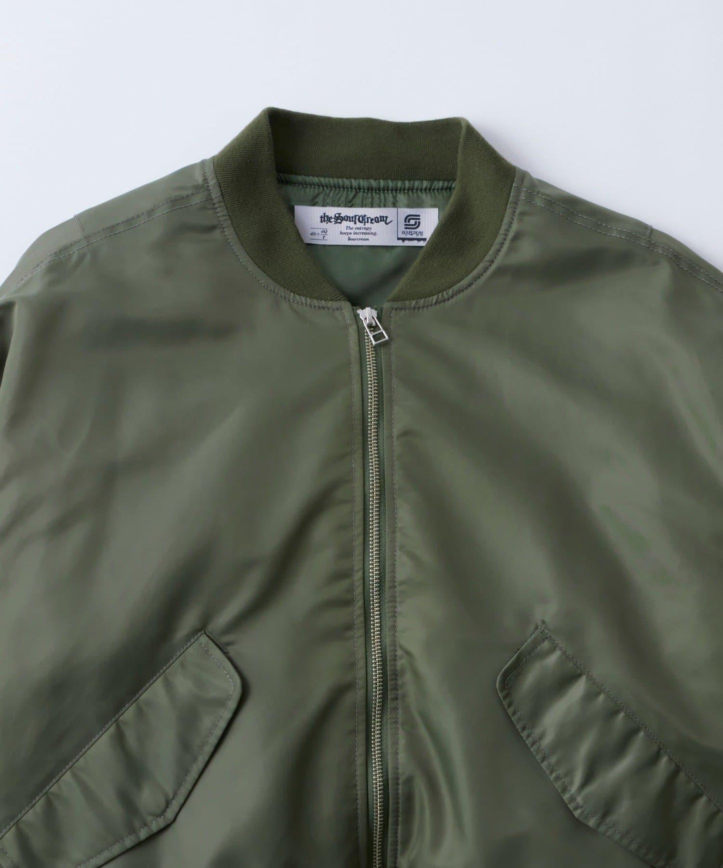 Sourcream飛行員夾克MA1