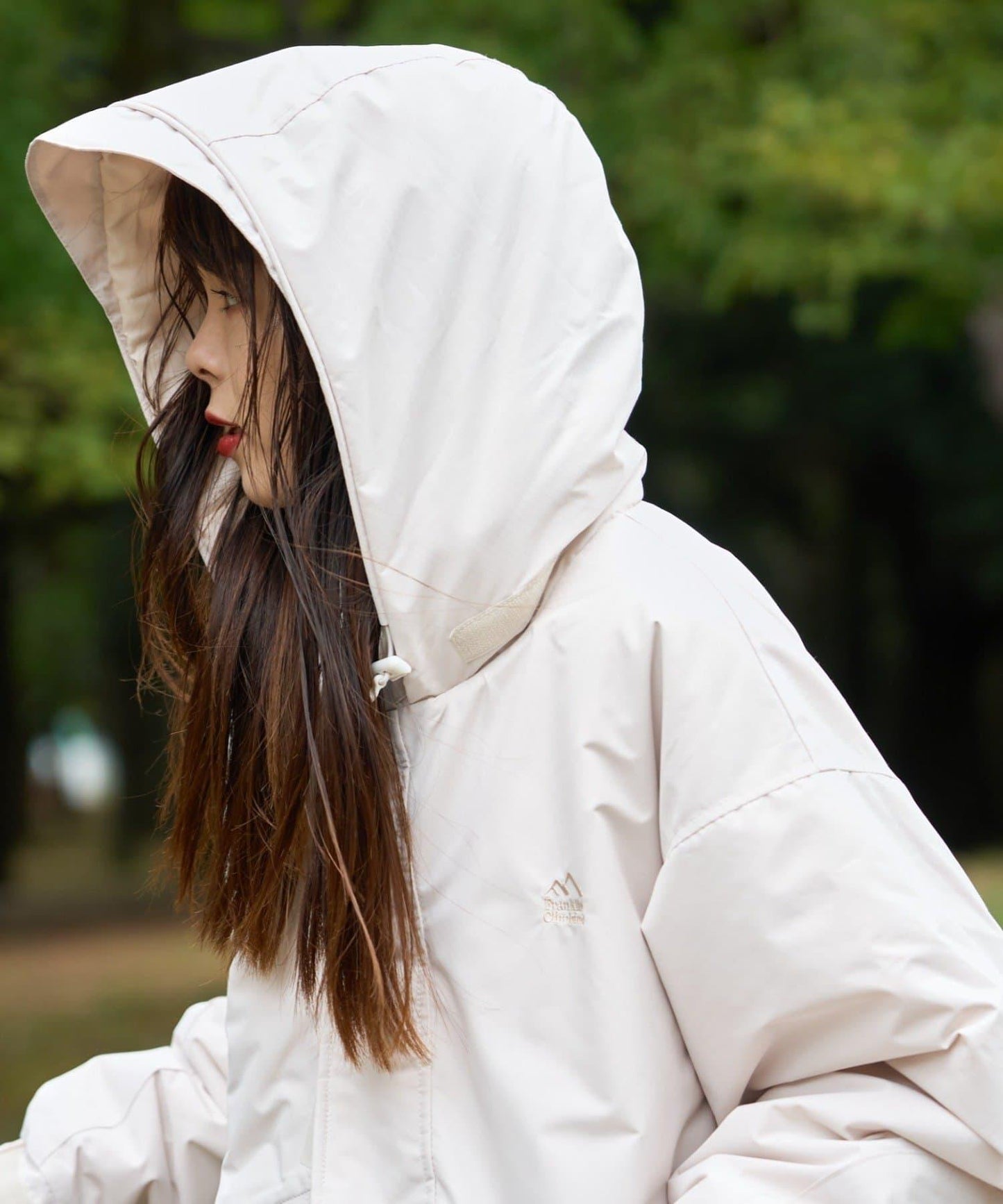 【Franklin Climbing】短款拼色怪獸連帽衛衣