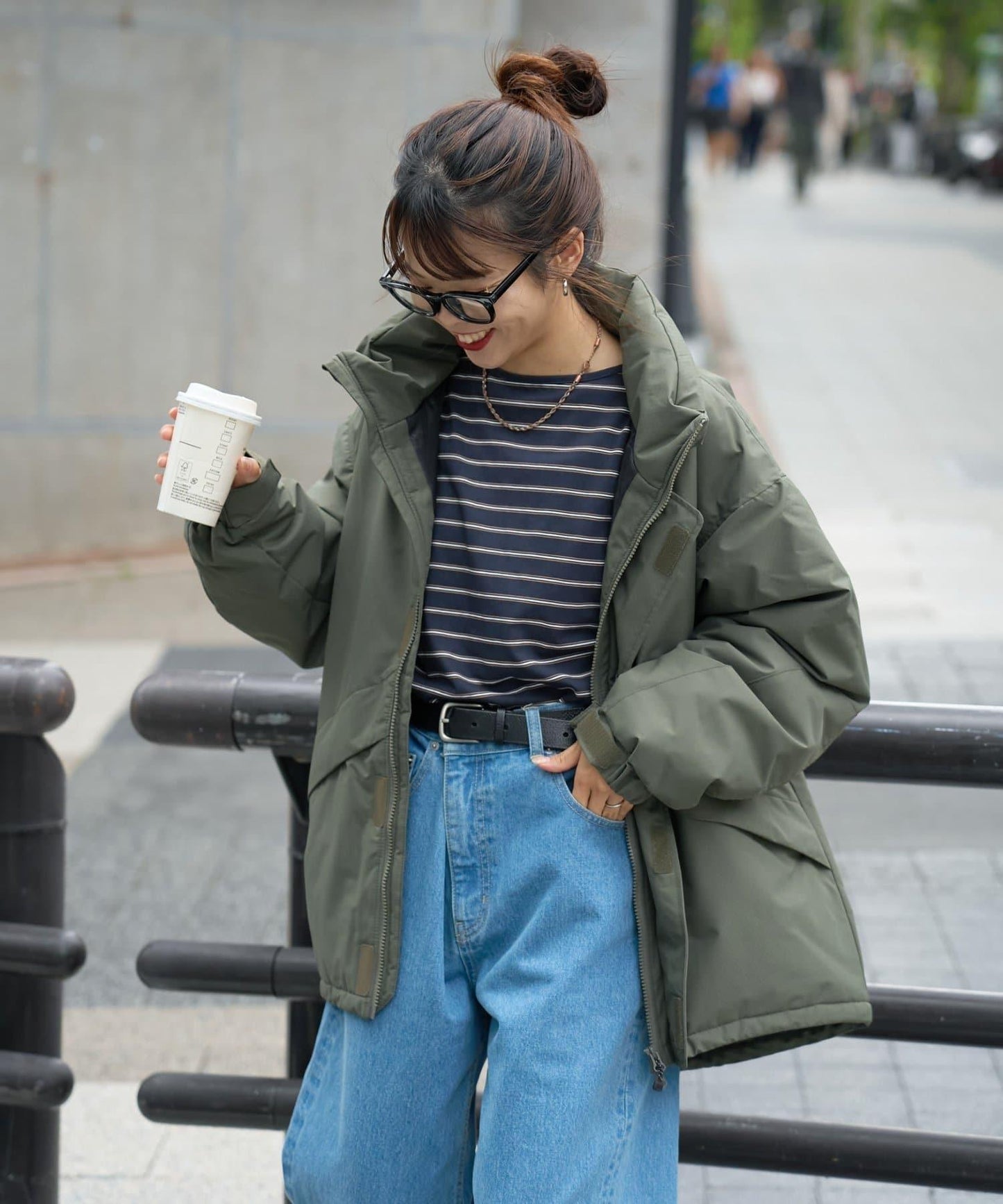 【Franklin Climbing】短款拼色怪獸連帽衛衣