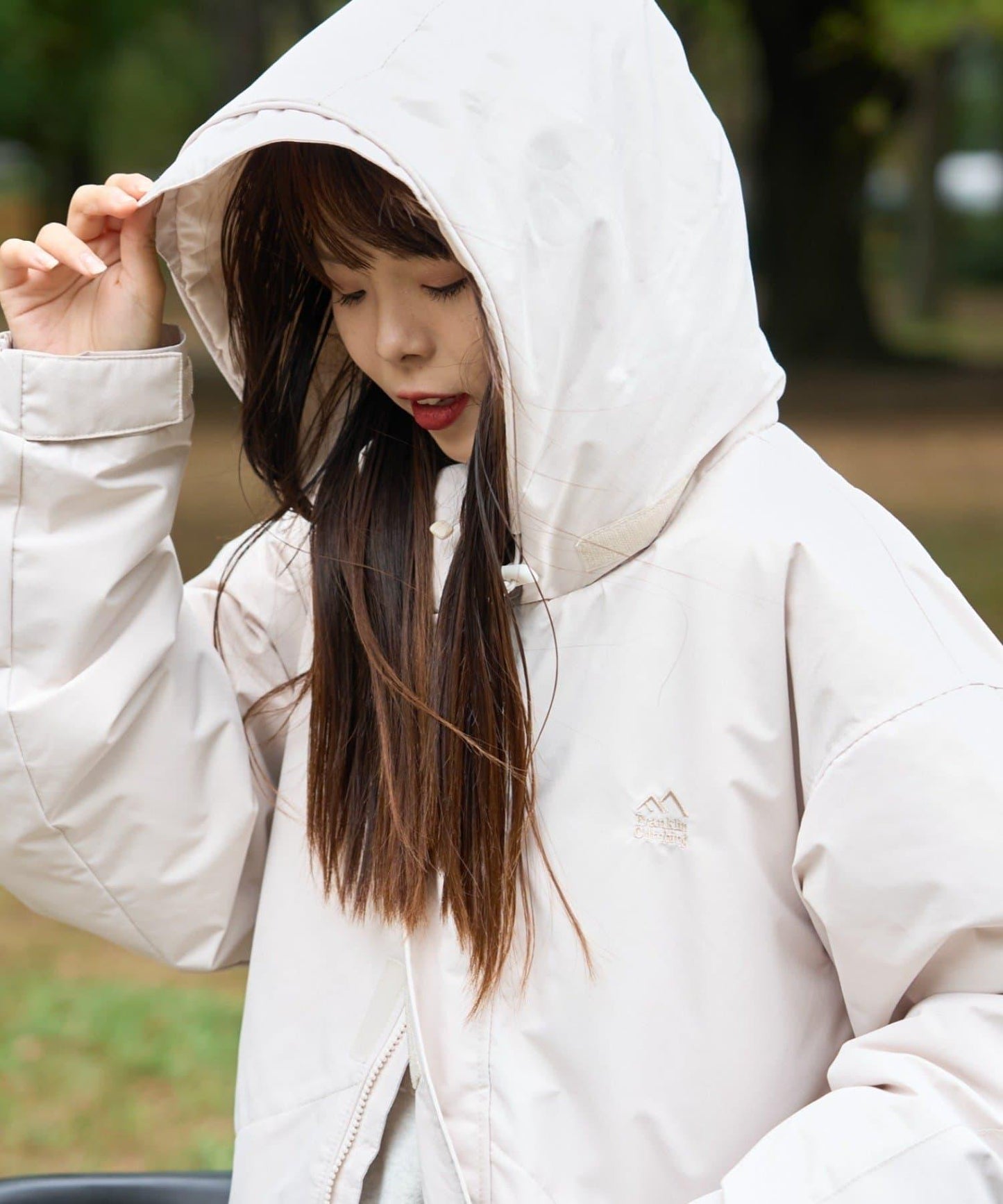 【Franklin Climbing】短款拼色怪獸連帽衛衣