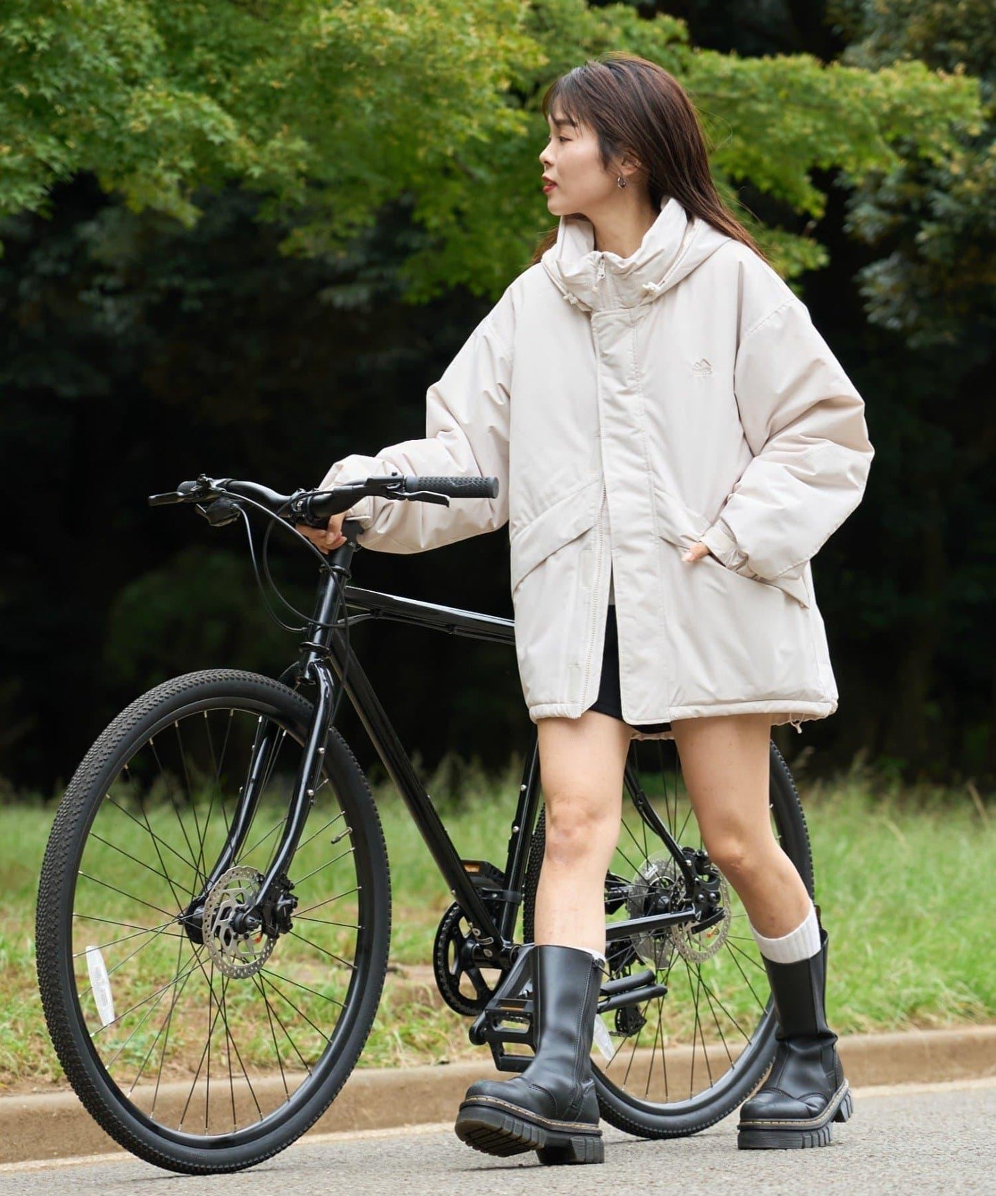 【Franklin Climbing】短款拼色怪獸連帽衛衣