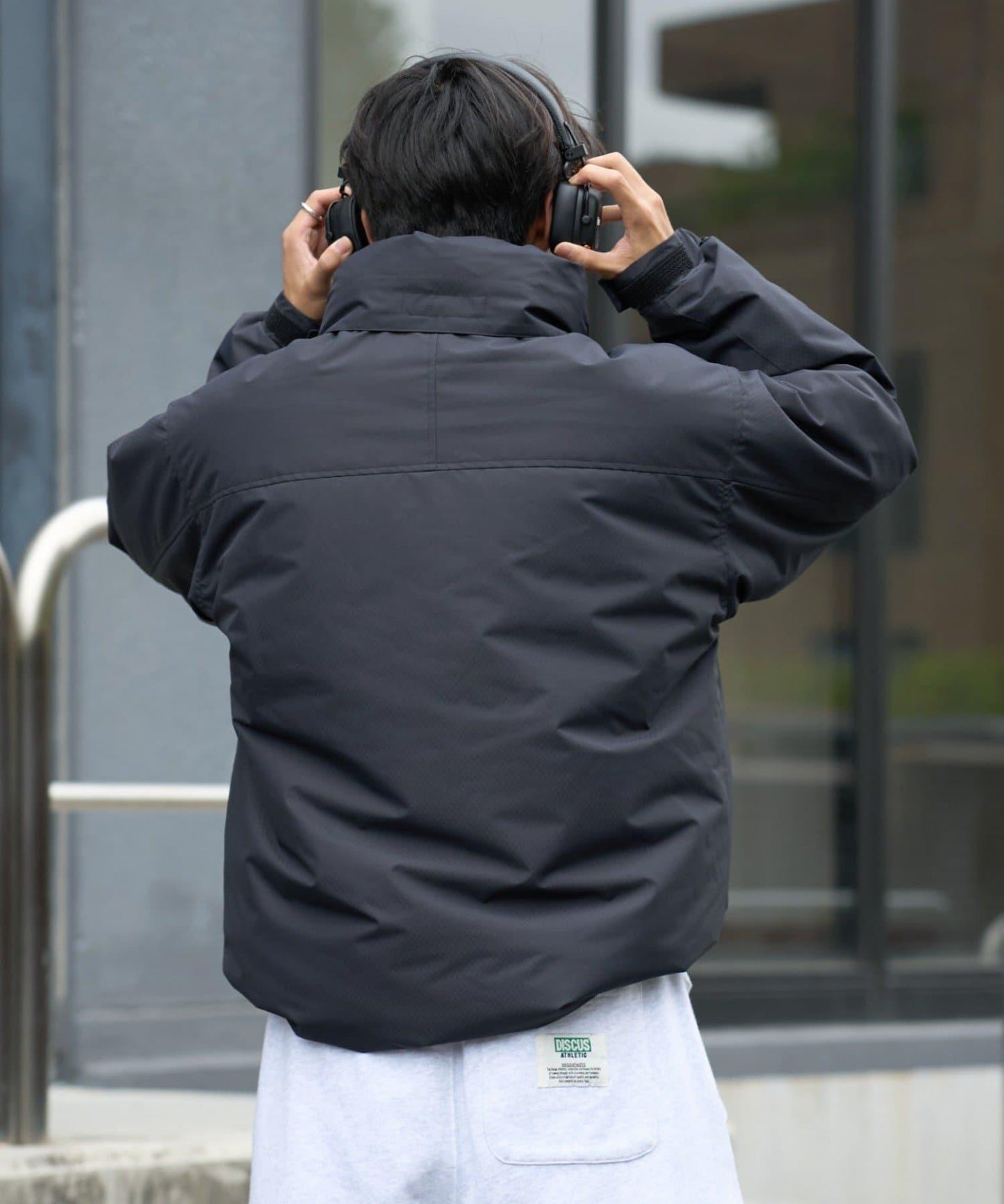 【Franklin Climbing】短款拼色怪獸連帽衛衣