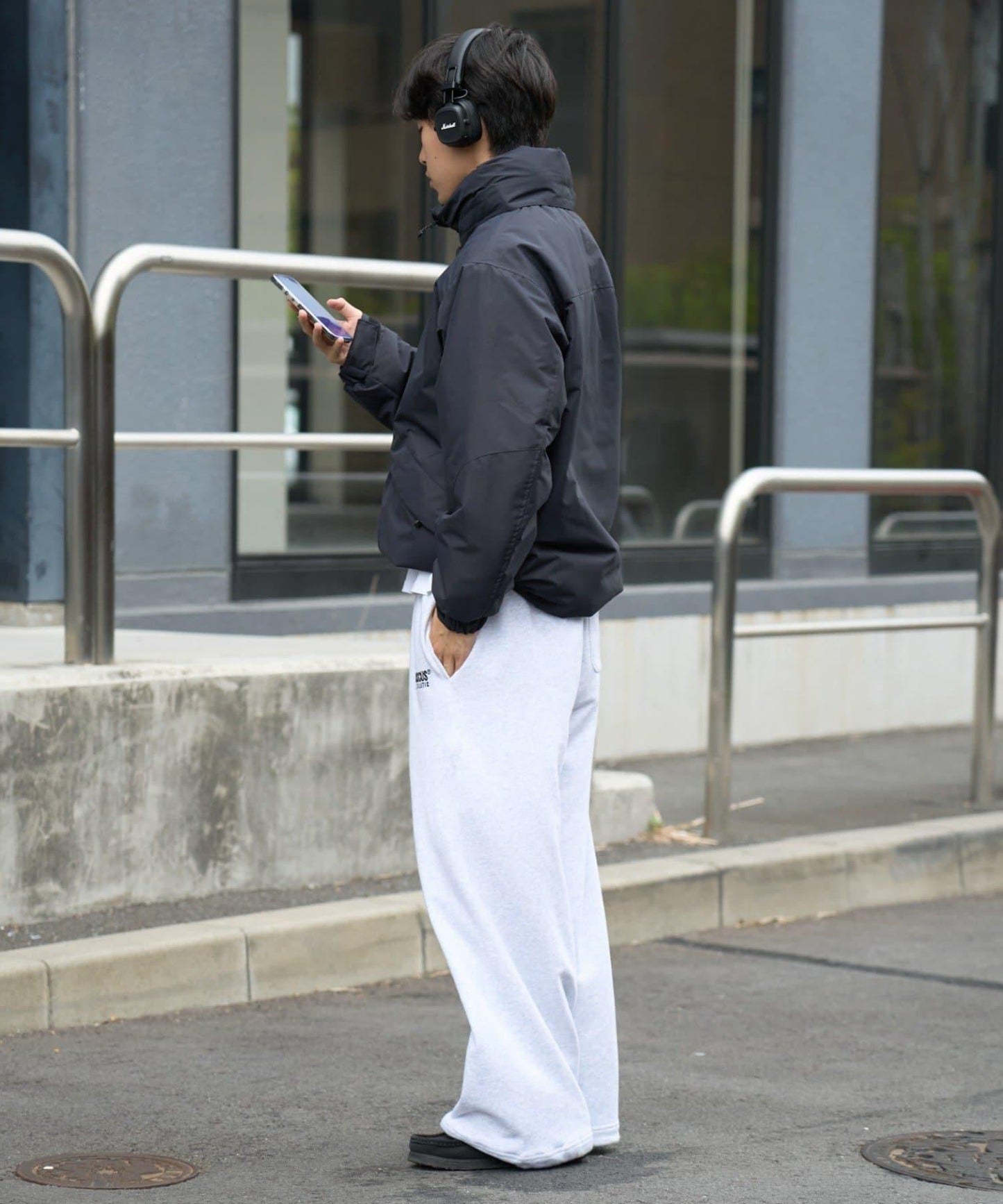 【Franklin Climbing】短款拼色怪獸連帽衛衣