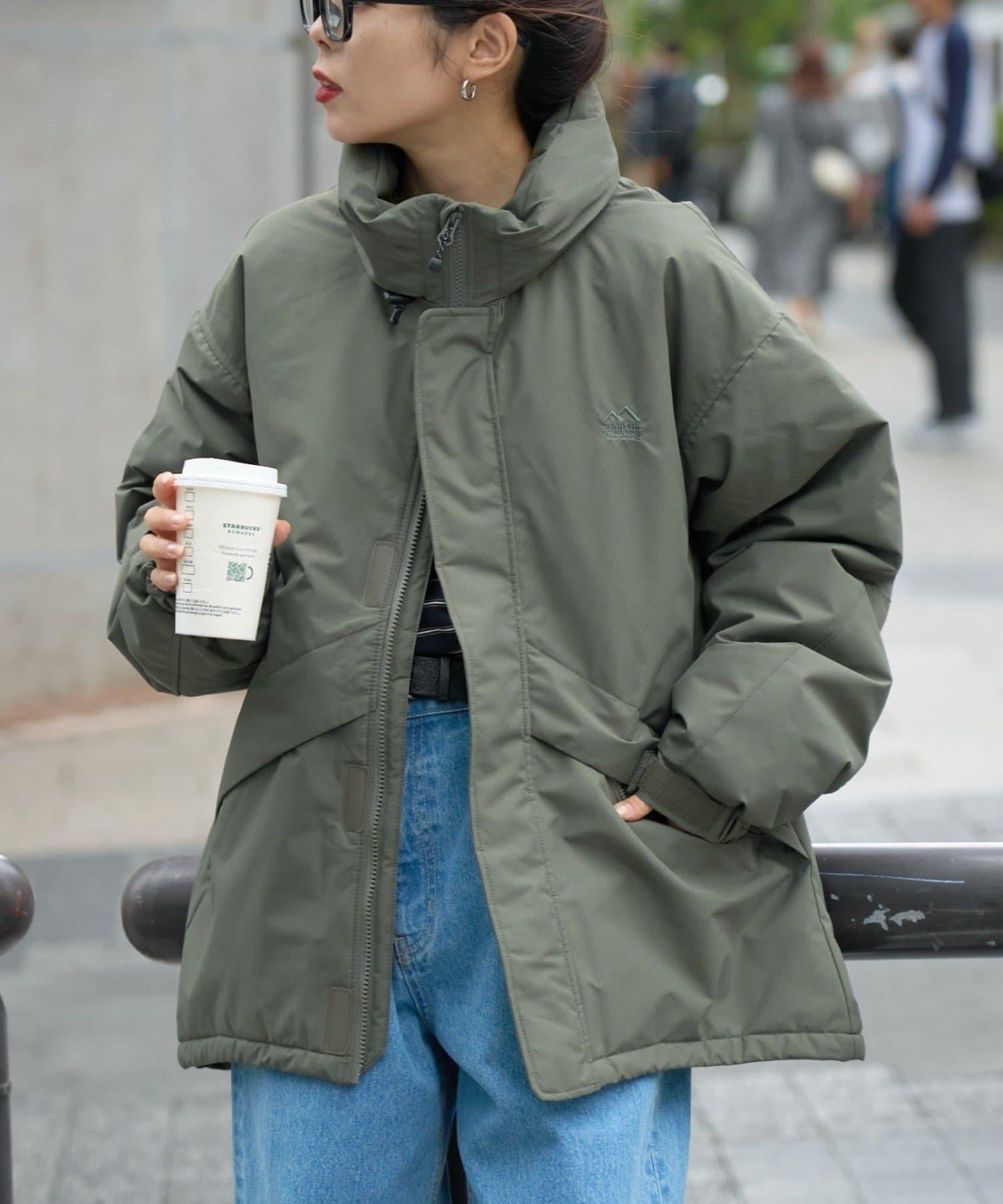 【Franklin Climbing】短款拼色怪獸連帽衛衣