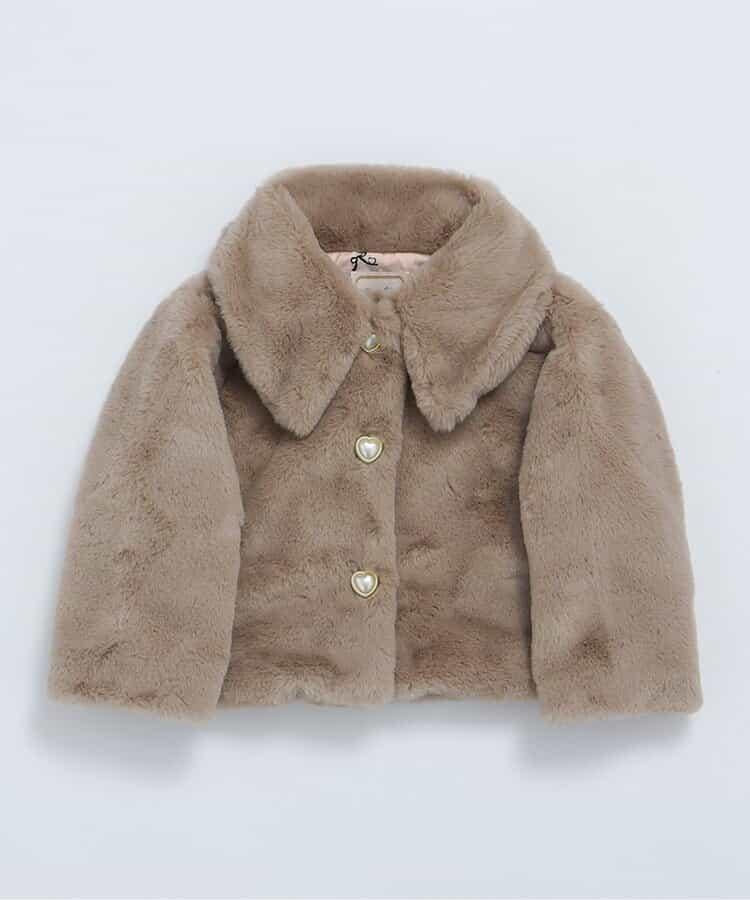 仿皮草短款夾克