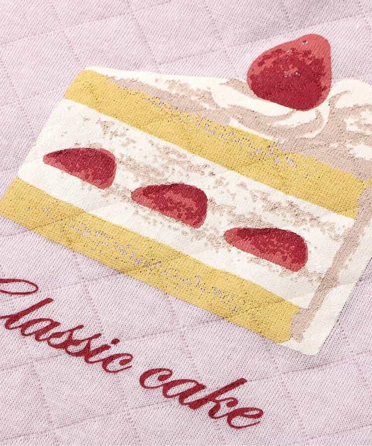 愛心&蛋糕圖案絎縫睡衣