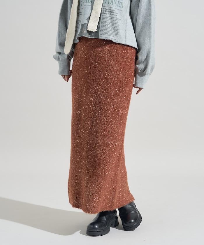 亮片羽毛半身裙