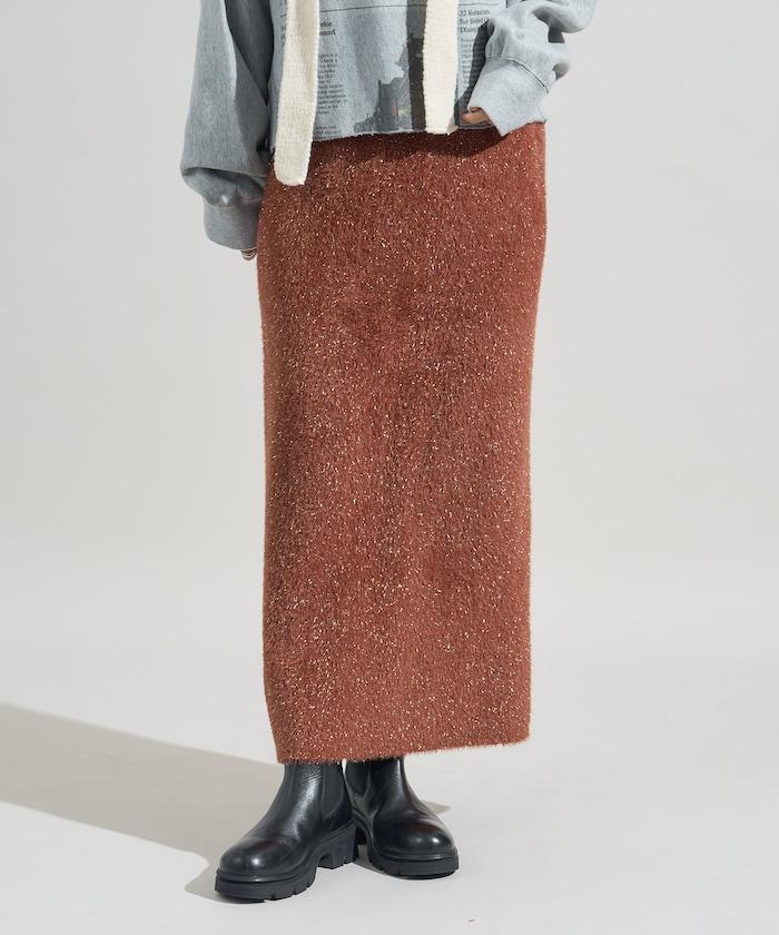 亮片羽毛半身裙