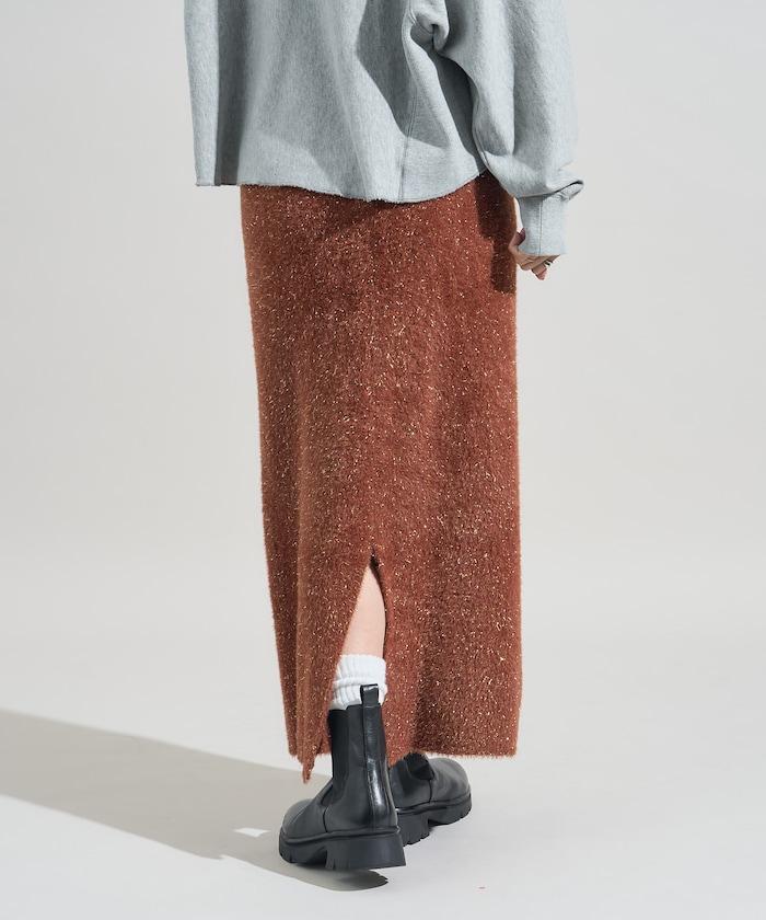 亮片羽毛半身裙