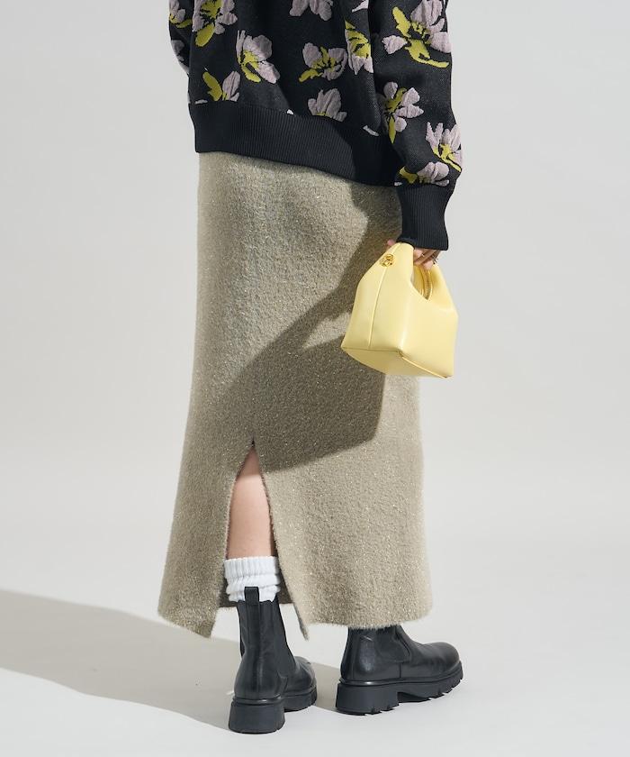 亮片羽毛半身裙