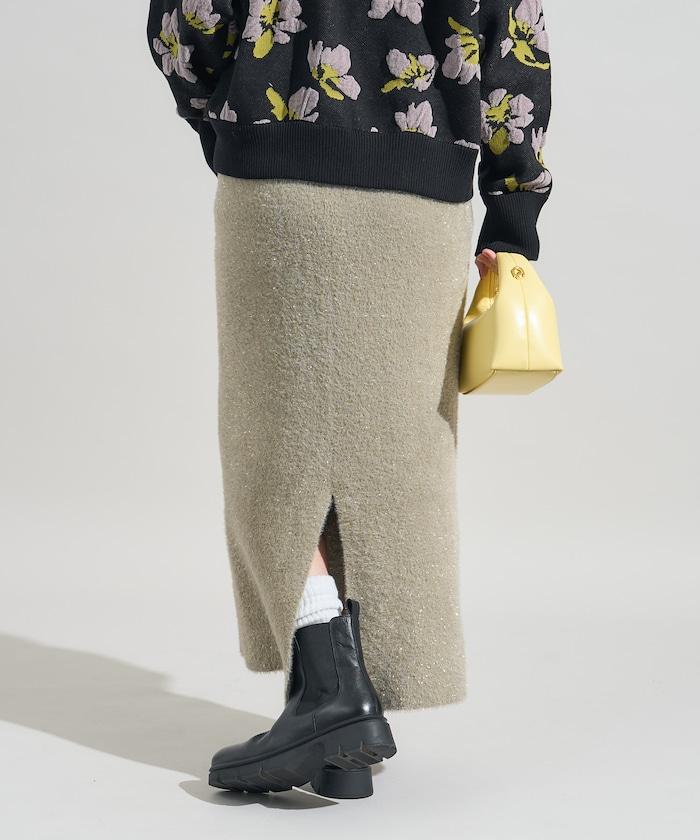 亮片羽毛半身裙