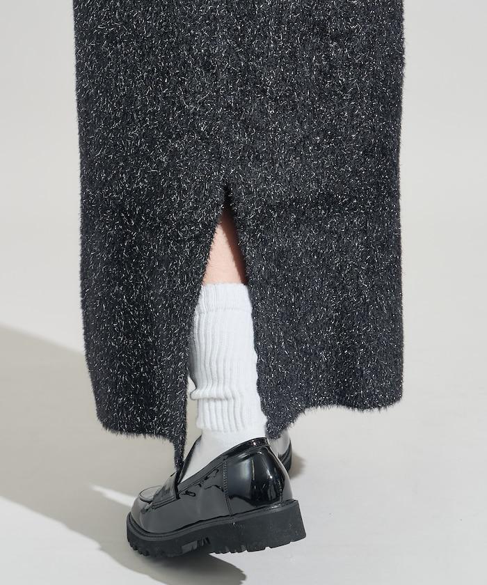 亮片羽毛半身裙