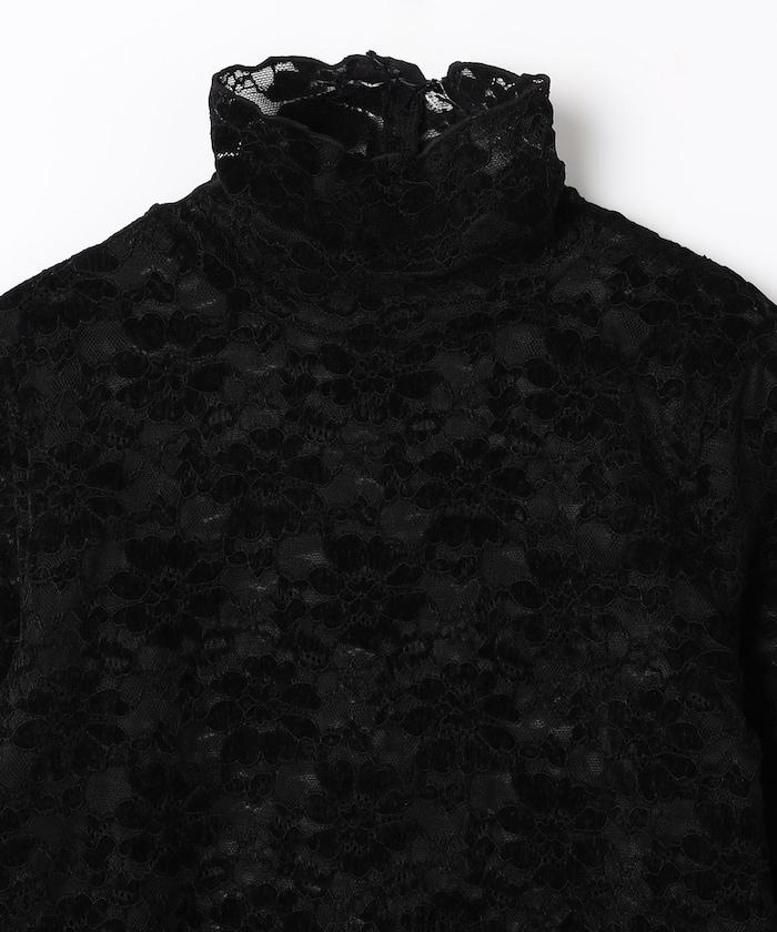 磨毛蕾絲上衣