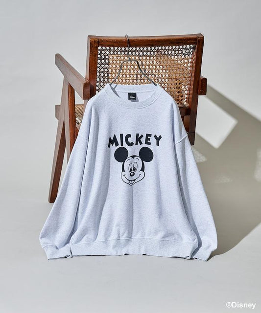 【MICKEY MOUSE】黑白印花衛衣