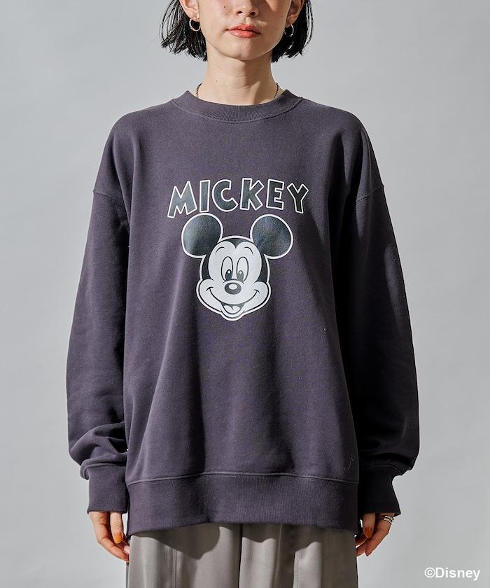 【MICKEY MOUSE】黑白印花衛衣