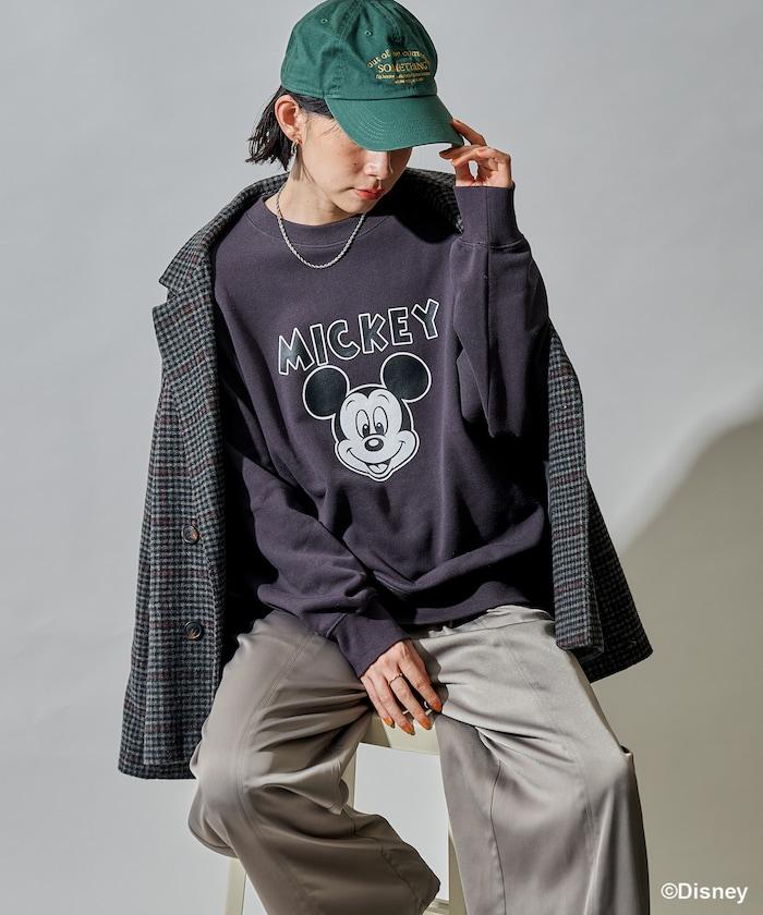 【MICKEY MOUSE】黑白印花衛衣