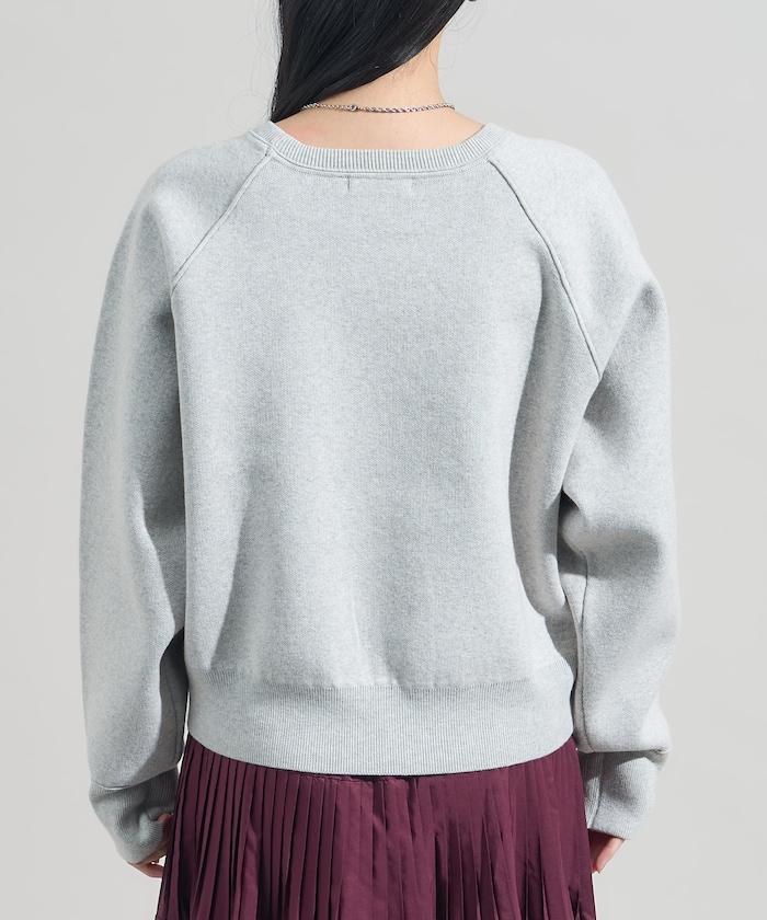 【可機洗】衛衣風格字母針織套頭衫