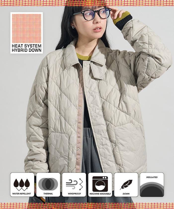 HEAT SYSTEM混合輕量羽絨服