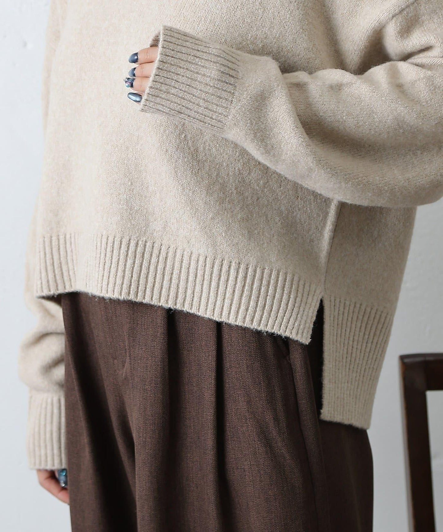 柔軟帶領開襟襯衫