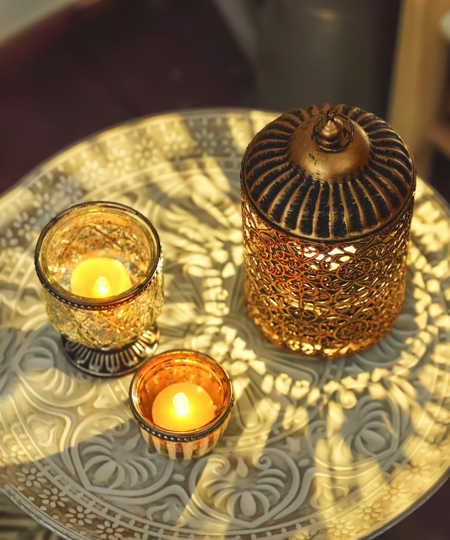 《WEB限定再入荷》アンティークガラスカップ/フレンチモロッコ