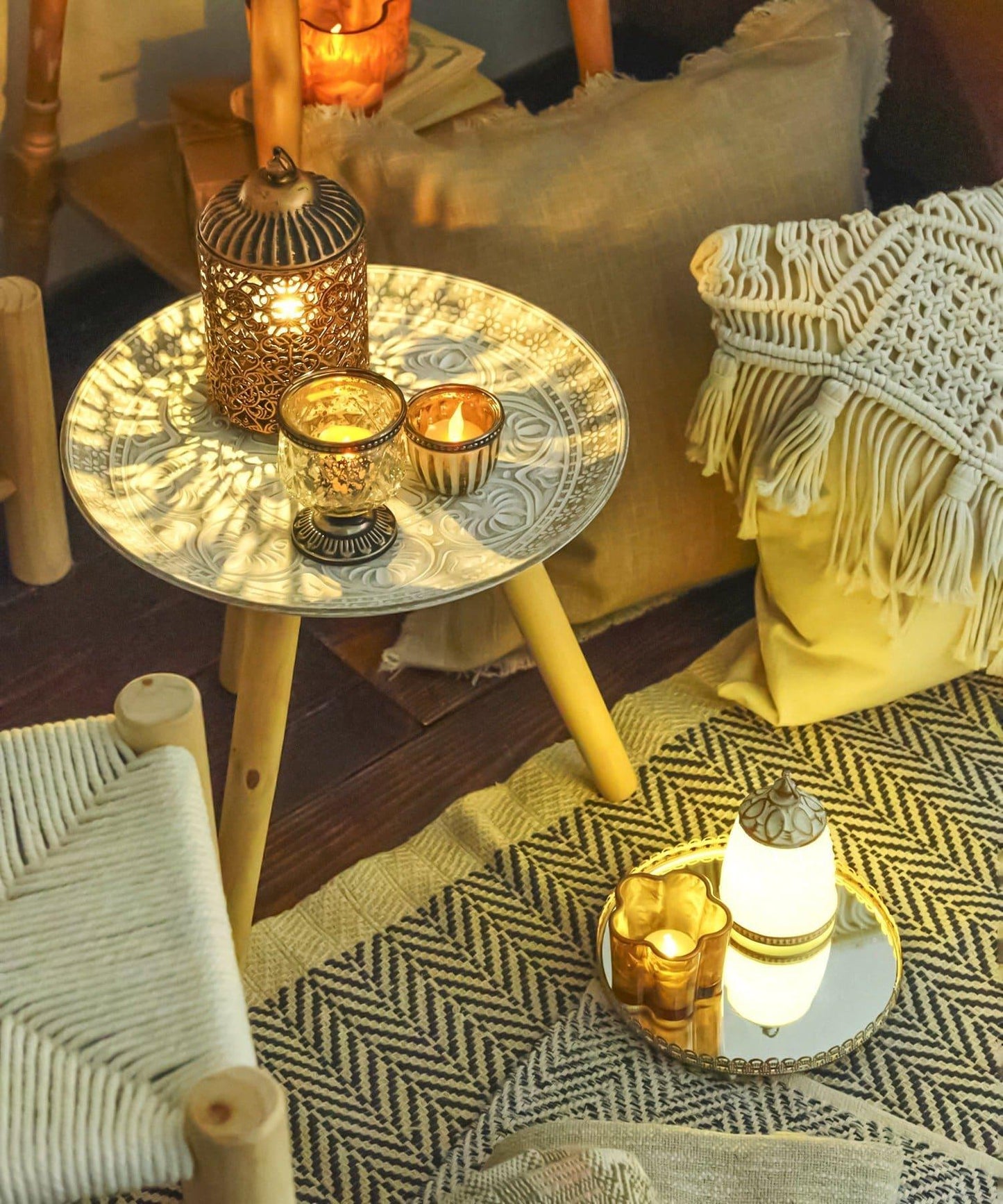 《WEB限定再入荷》アンティークガラスカップ/フレンチモロッコ