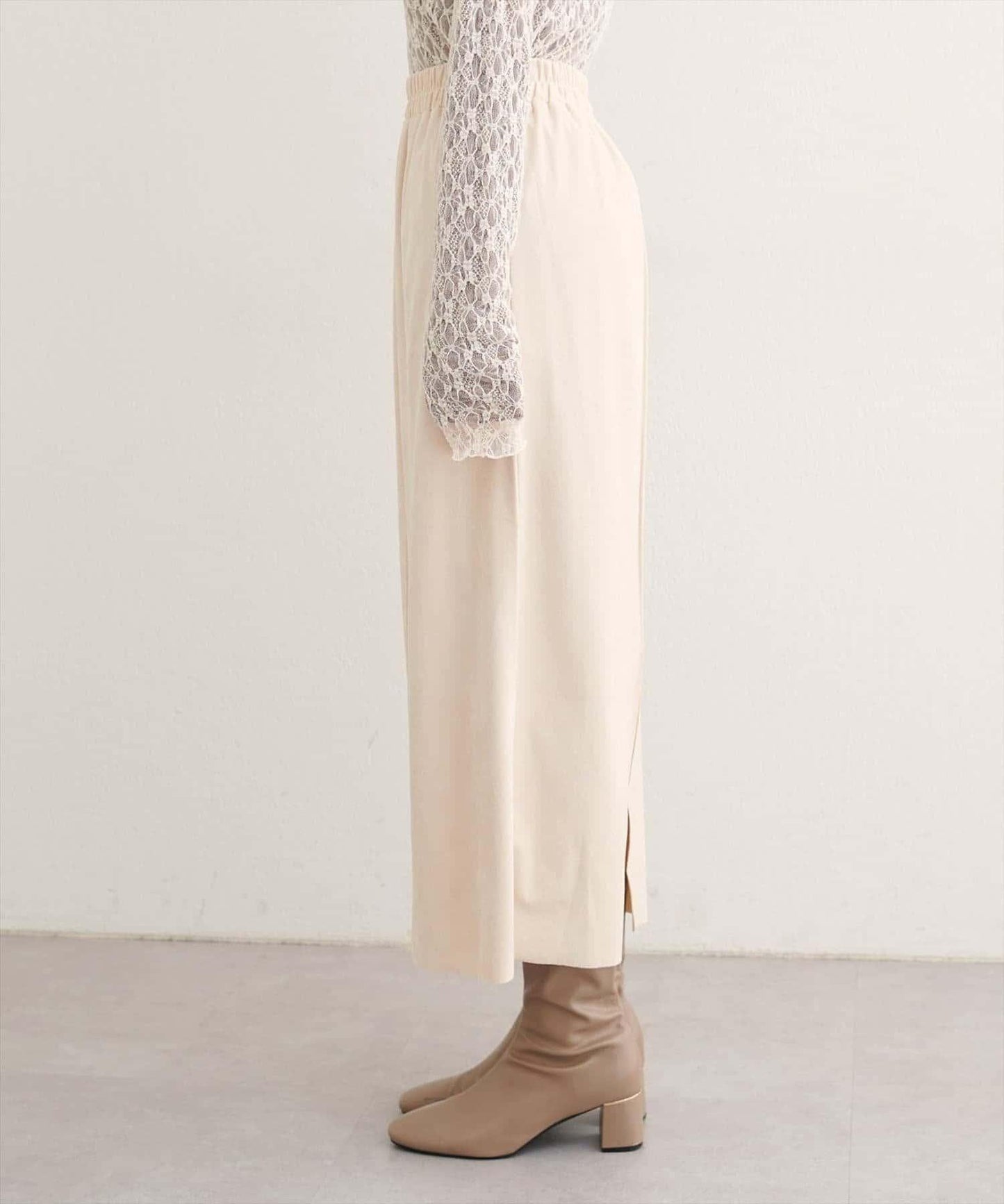 【natural couture】多穿法仿麂皮半身裙