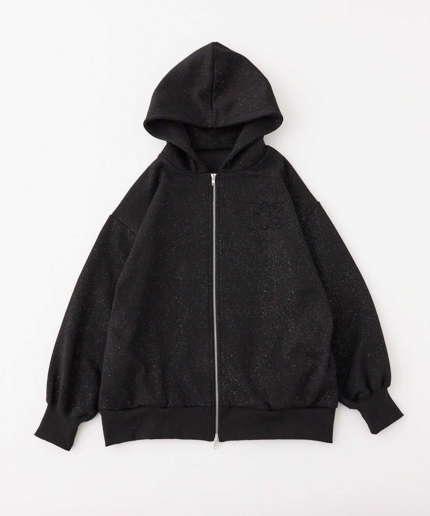 Logo亮片連帽衛衣