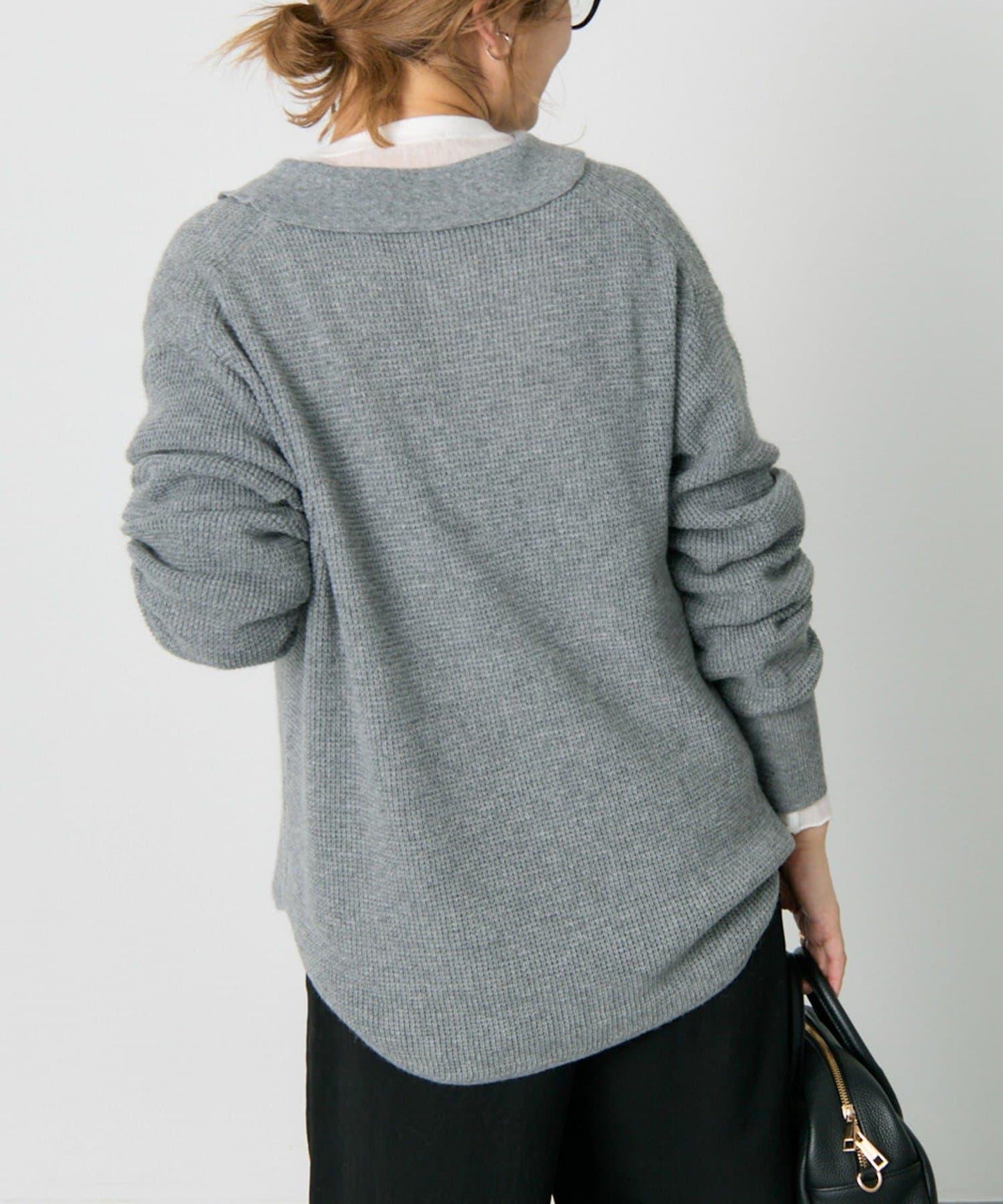 華夫格針織POLO衫