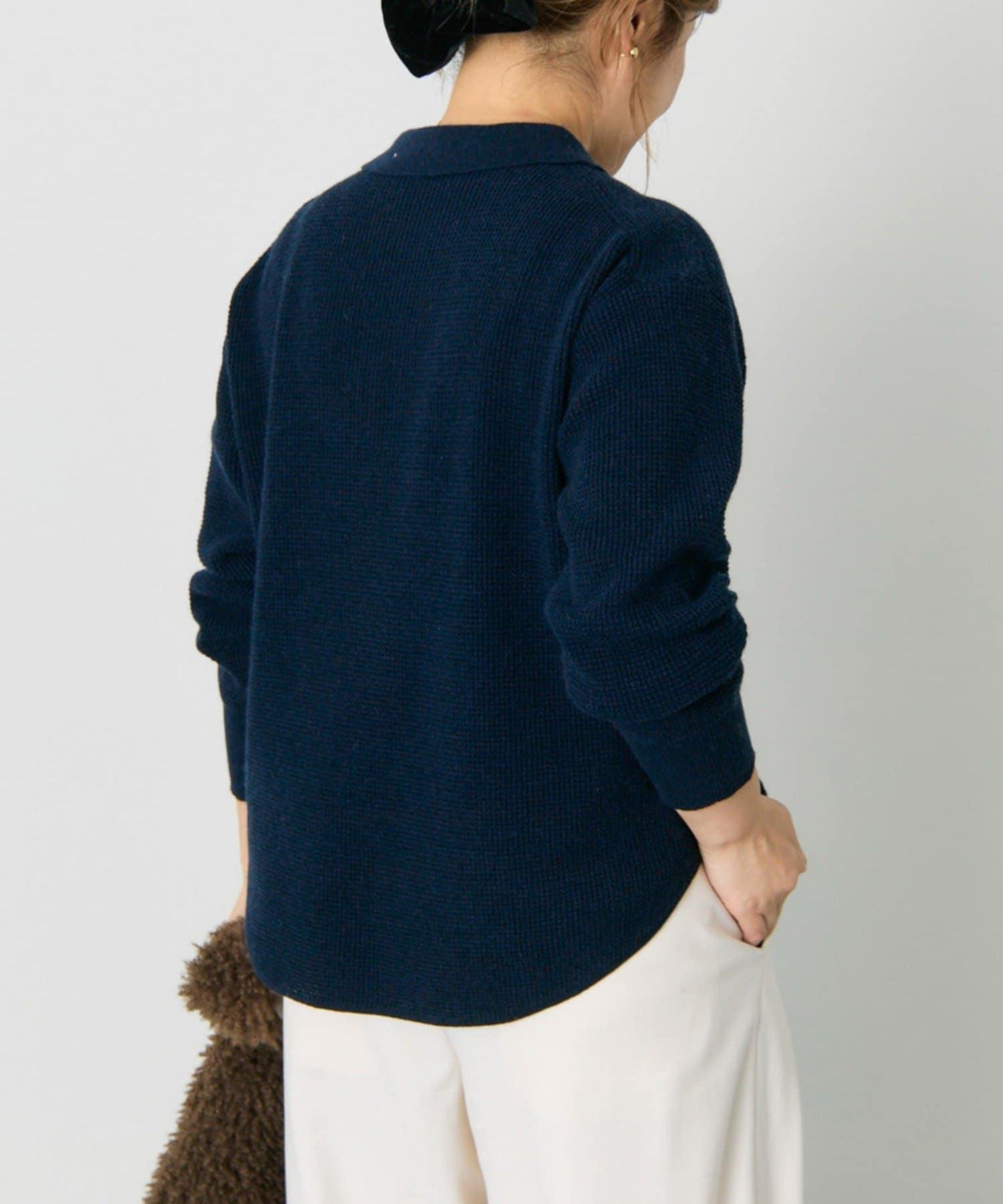 華夫格針織POLO衫