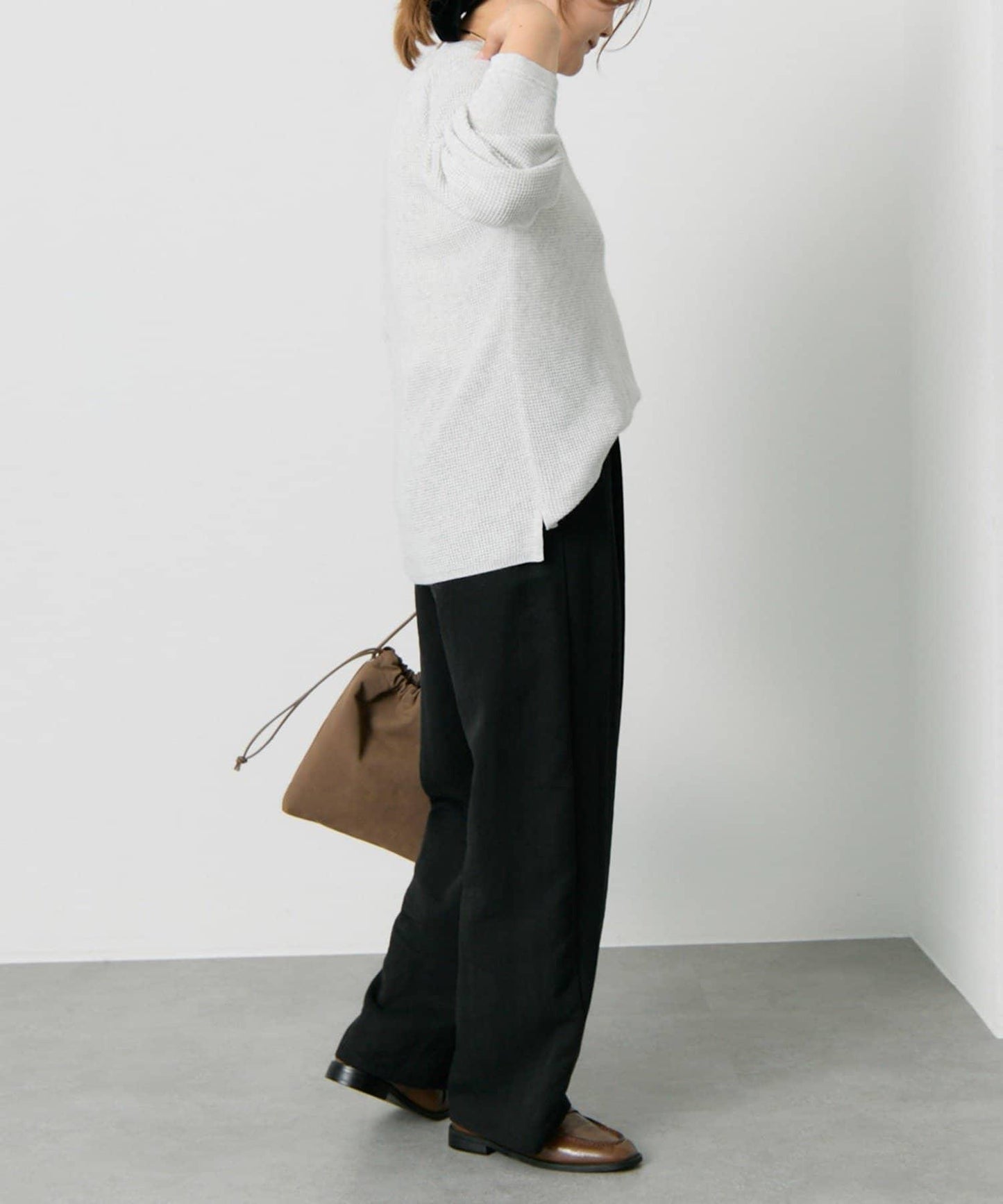 亨利領華夫格針織衫