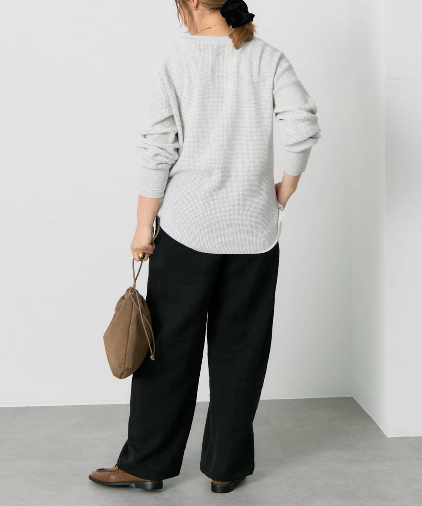 亨利領華夫格針織衫