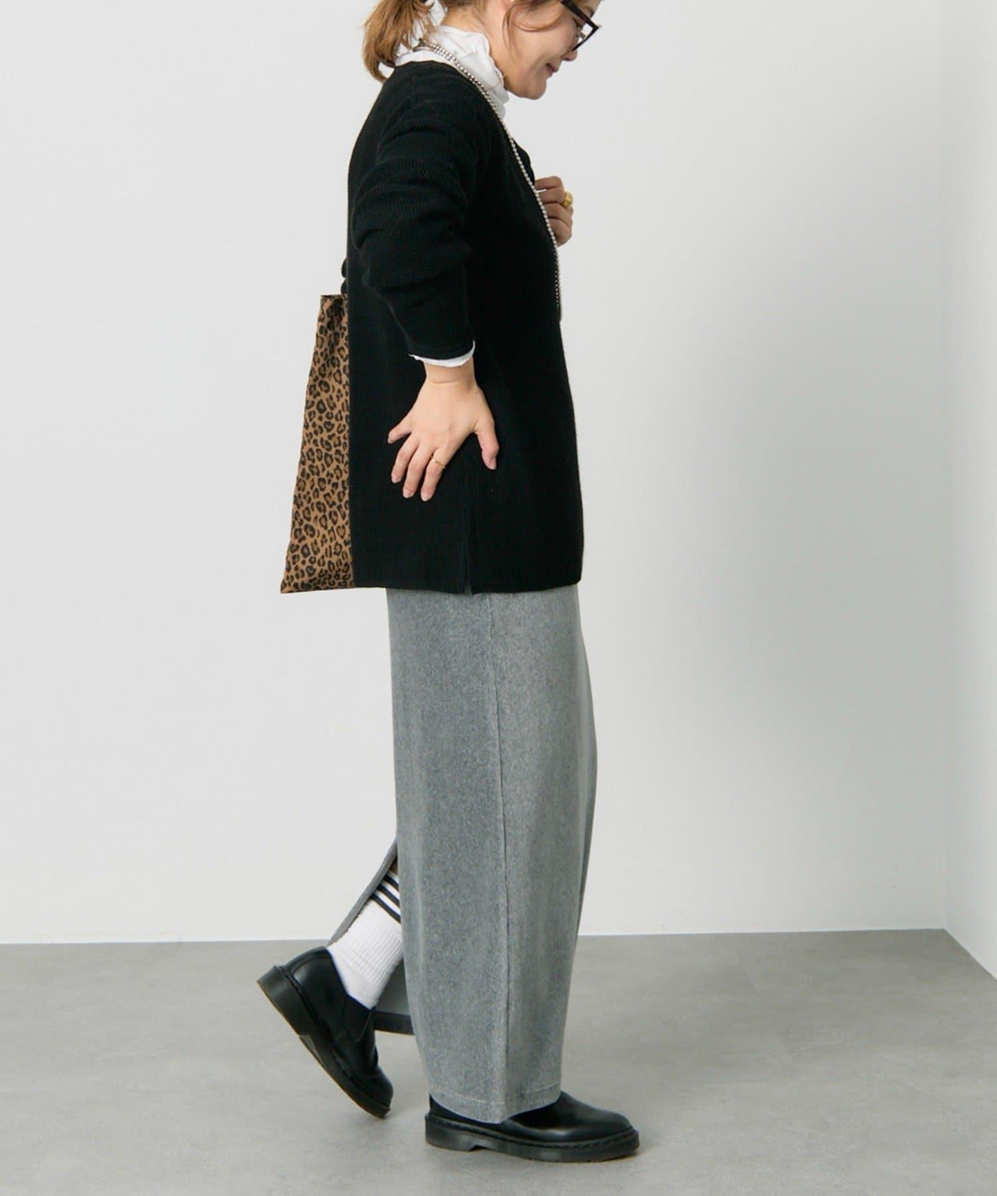 亨利領華夫格針織衫