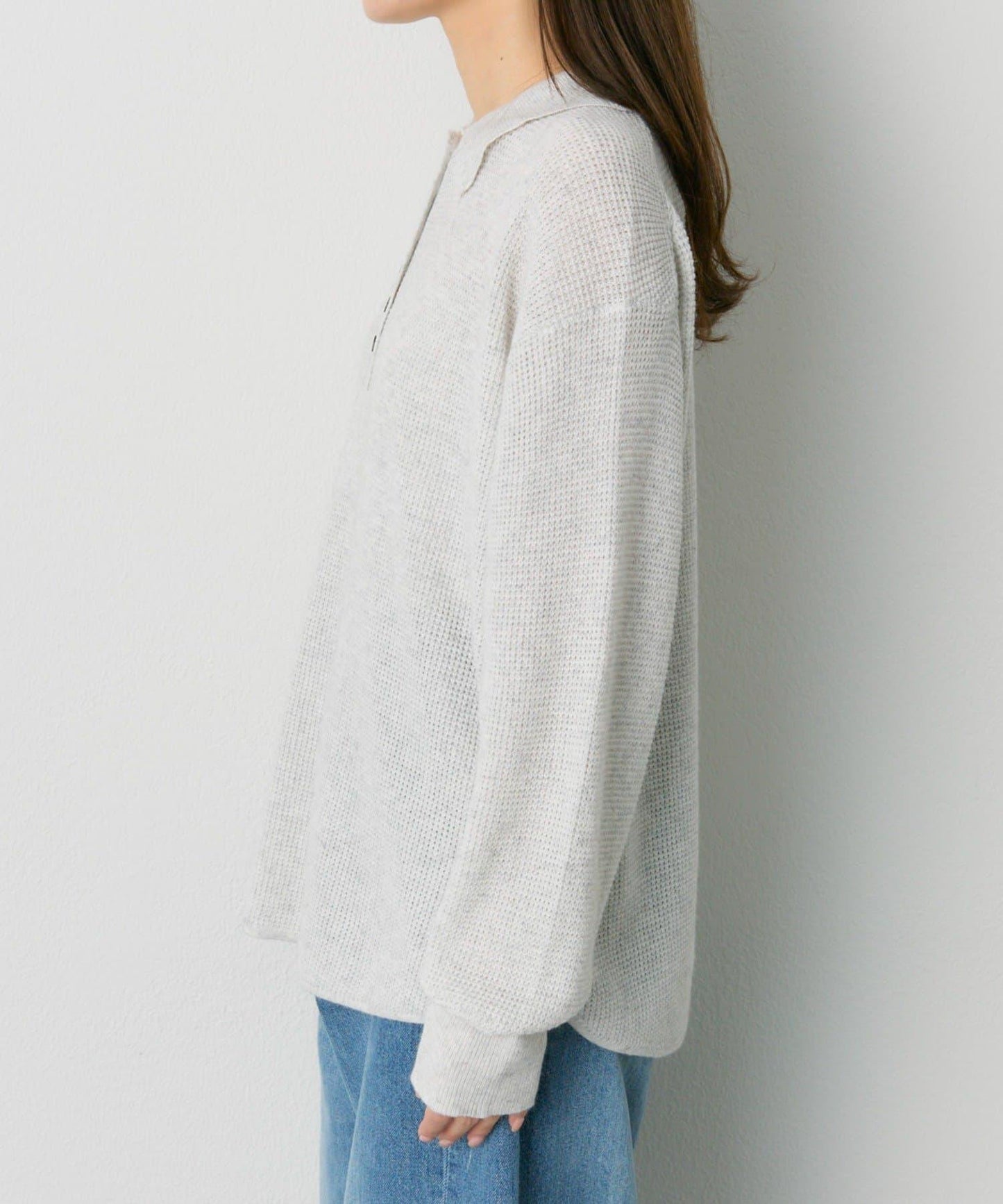 華夫格針織POLO衫