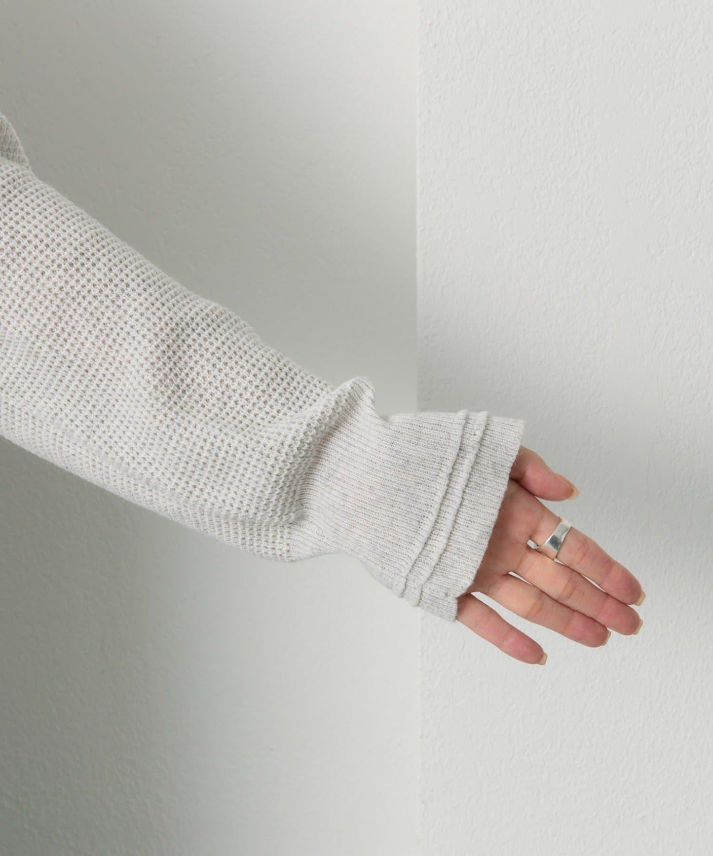 亨利領華夫格針織衫