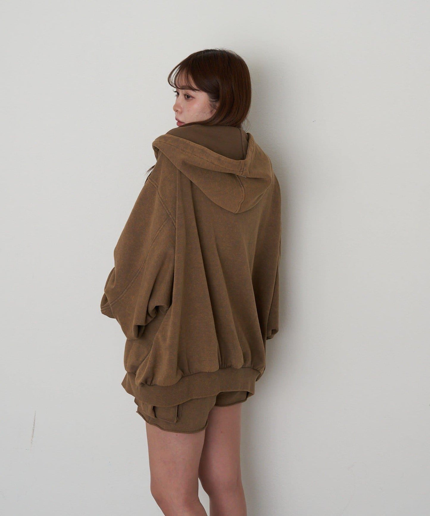 水洗色寬鬆衛衣 / 連帽衫