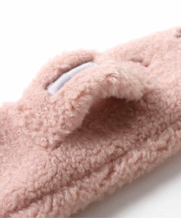 愛心櫻桃毛絨圍巾