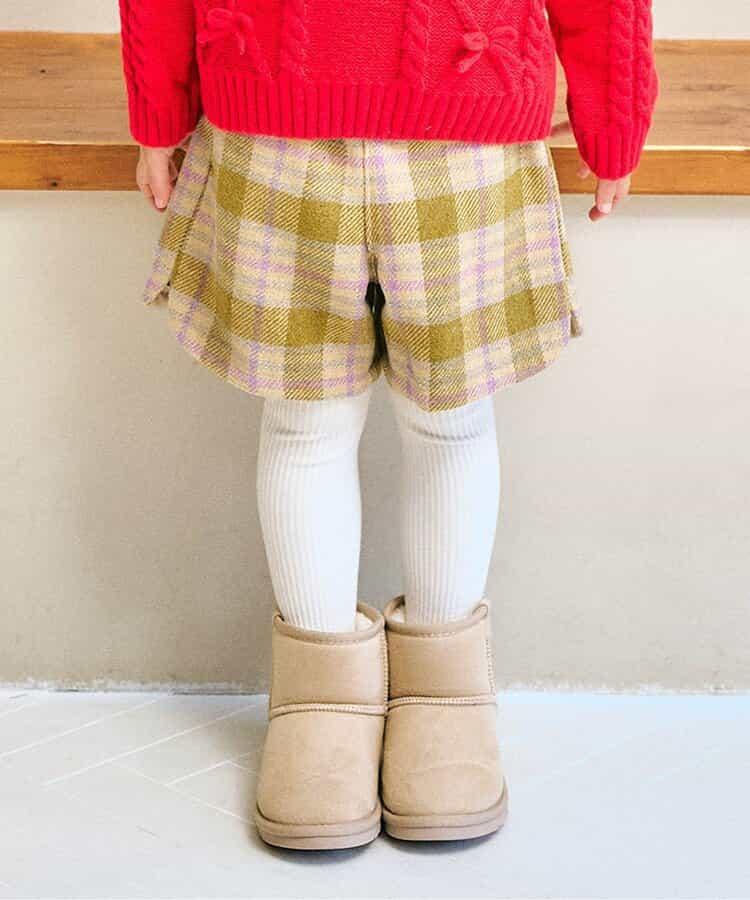 【リンク】保暖格紋短褲