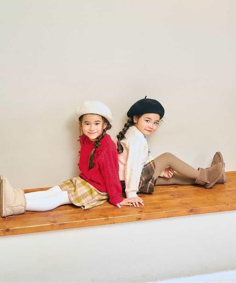 多色蝴蝶結針織上衣_可機洗