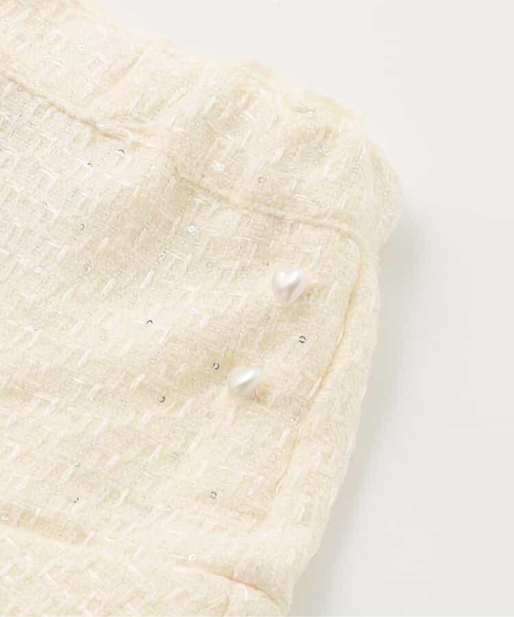 亮片斜紋呢半身裙褲