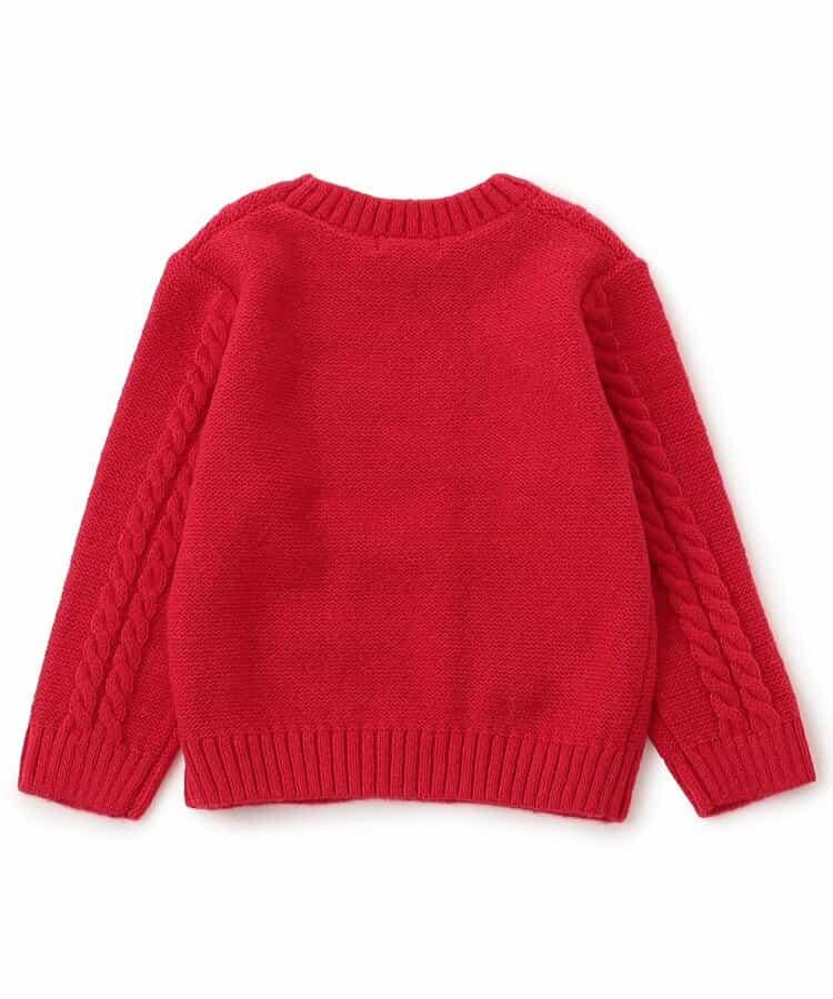 多色蝴蝶結針織上衣_可機洗