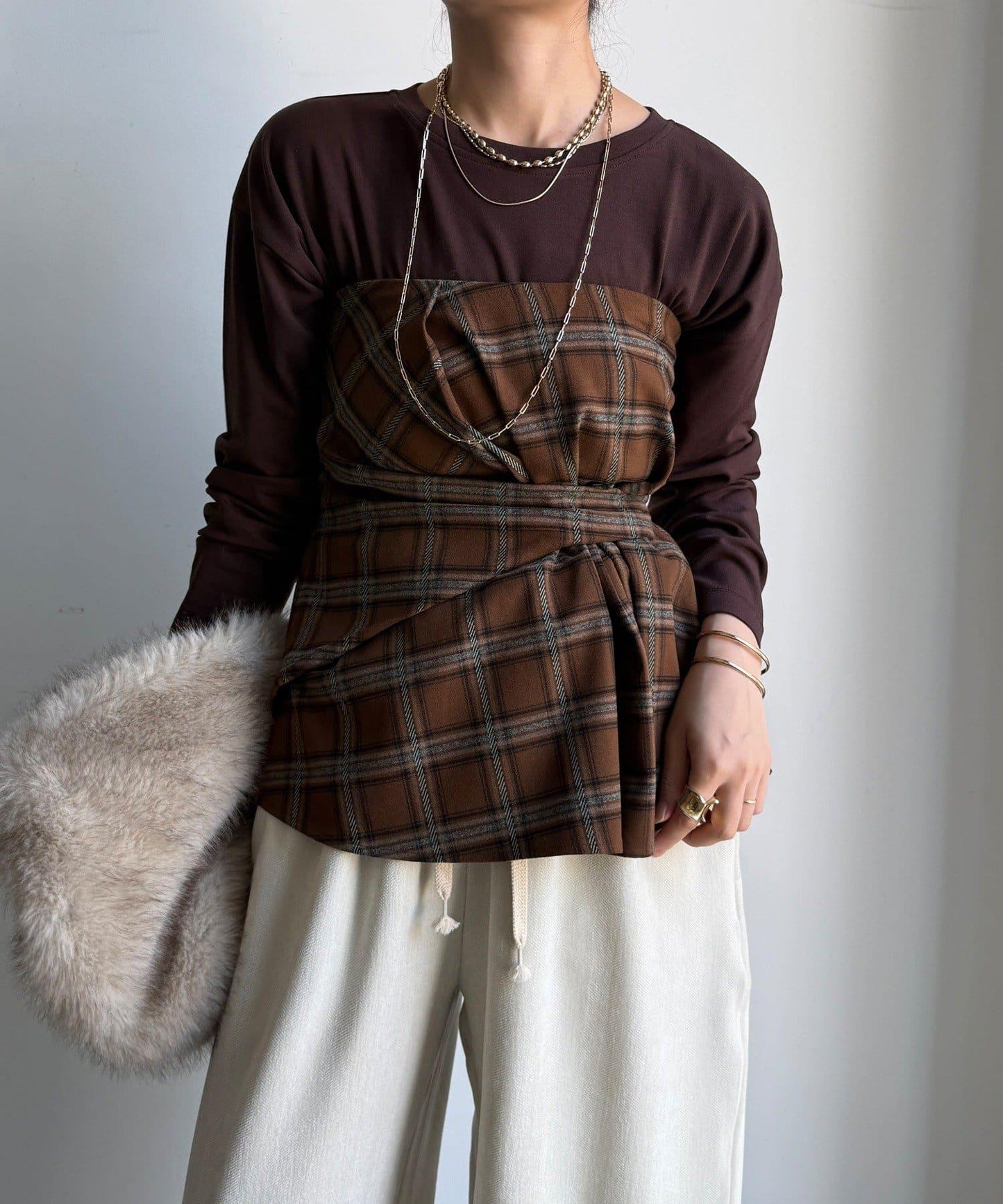 保暖寬鬆長袖T恤