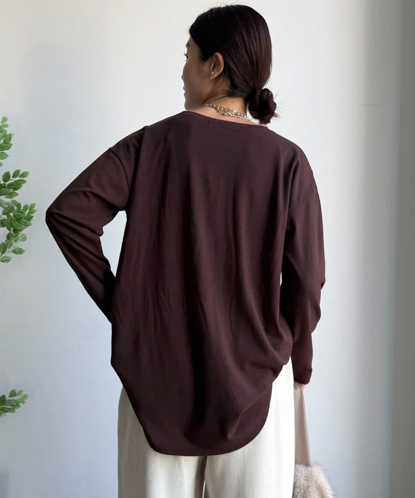 保暖寬鬆長袖T恤