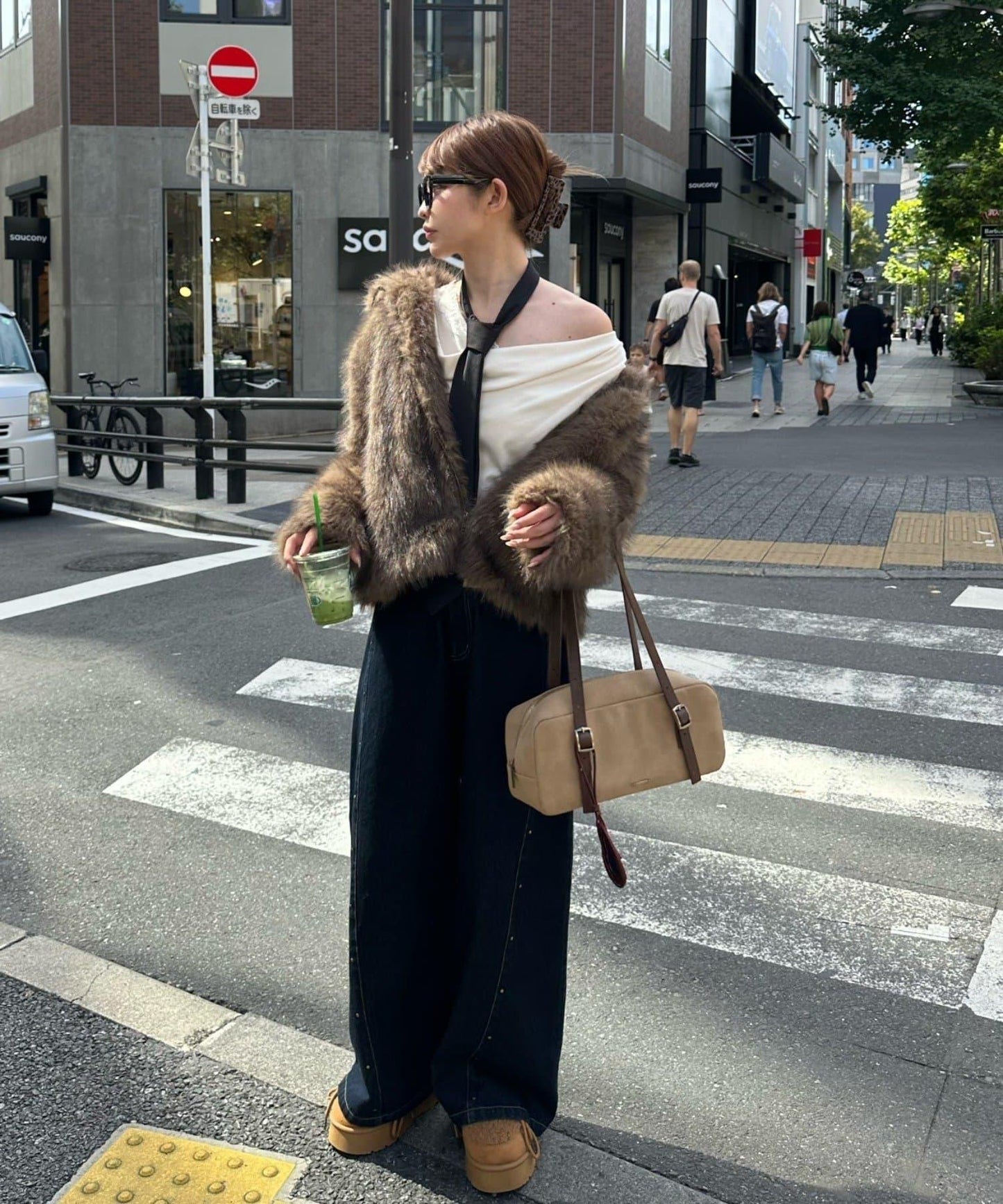 雙拉鍊毛絨外套 / 輕量外套