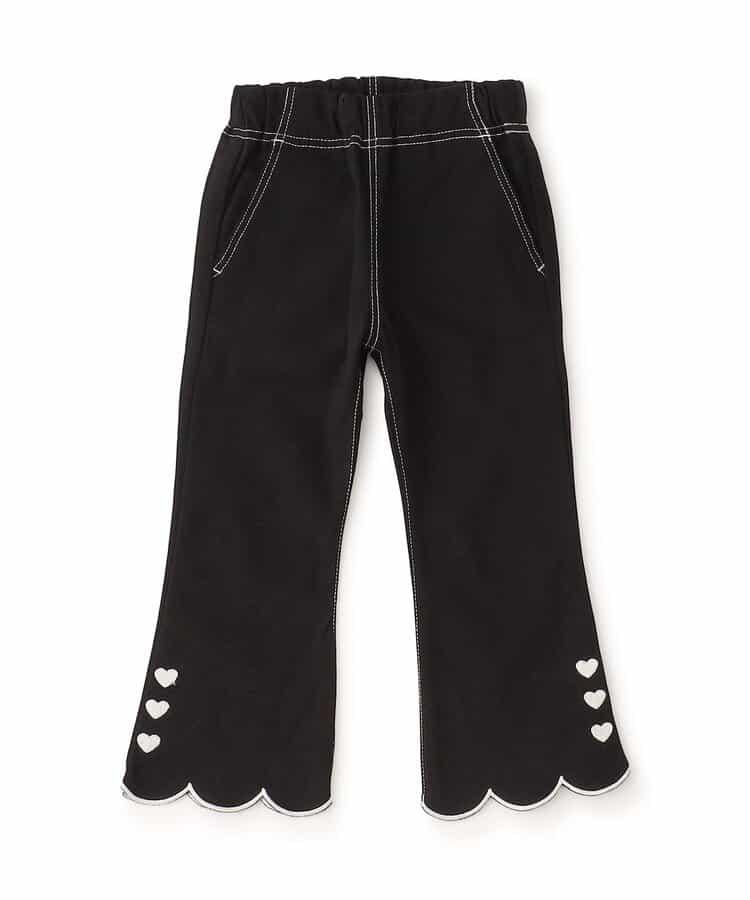 荷葉邊喇叭長褲 10分長度