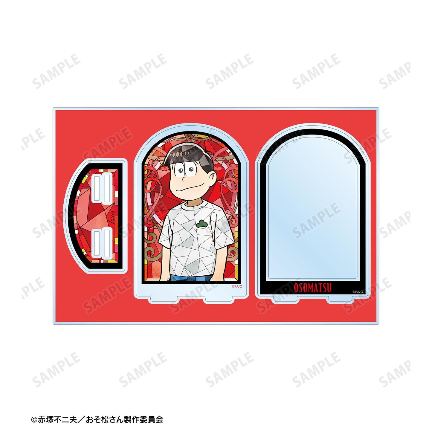 《阿松》おそ松 Aure Glass 配件大號亞克力立牌