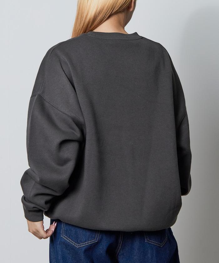 寬鬆版型前印花圓領衛衣 / THE WEEKEND