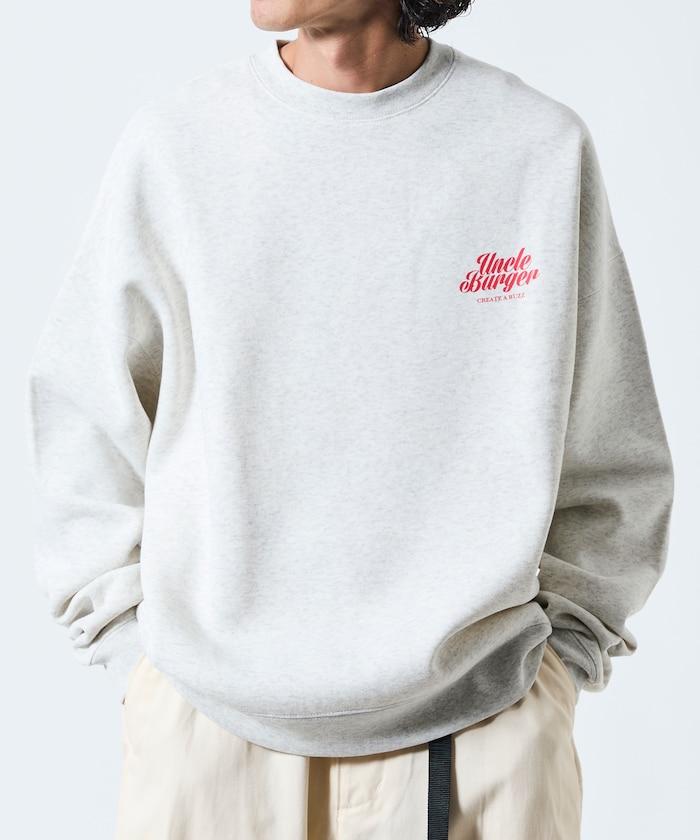 寬鬆版型背面印花圓領衛衣 / Uncle Burger