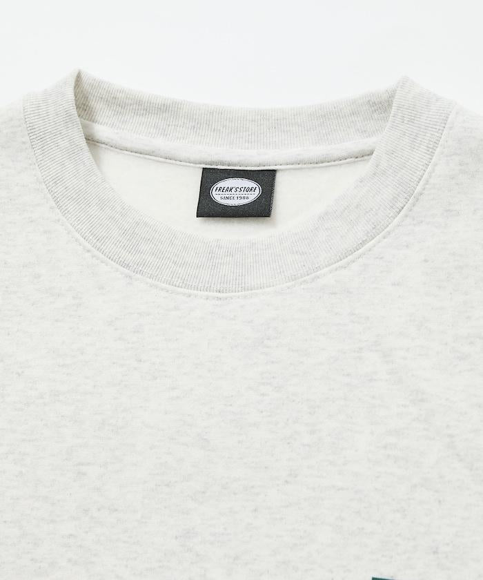 寬鬆版型背部印花圓領衛衣